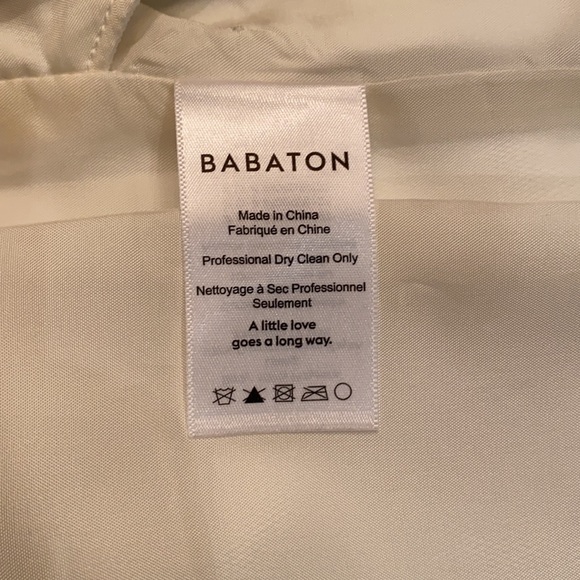 Babaton White Skirt | size 8 - Picture 7 of 9
